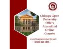 Chicago Open University Offers Accredited Online Courses