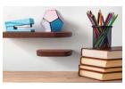 Elevate Your Space with Handcrafted Curved Floating Shelf