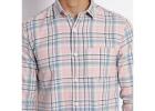 Buy Stylish Pink Check Shirt for Men Online – CMR Shopping Mall