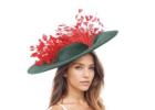 Feather fascinator | hatsbycressida.com