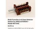 Multi-Function 6+0 Oven Selector Switch for AMICA 870901K – Model 8071442