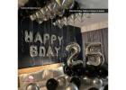 25th Birthday Balloons Bouquet in Dubai