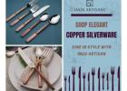 Shop Elegant Copper Silverware Sets Today | INOX Artisans