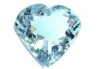 6.65 cts. Aquamarines – Heart Shape, AAA Quality