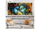 Modern Radha Krishna Wall Designs for a Divine Home Makeover