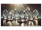 Premium Personalized Crystal Awards with Engraving for Corporate Excellence 