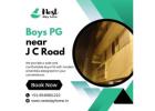 Boys PG near J C Road | Single Room PG in Kalasipalya