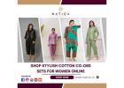 Shop Stylish Cotton Co-ord Sets For Women Online