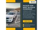 Pickup for Rent in Palm Jumeirah! 