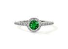 Emerald Stone Rings 0.33cttw