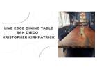 Custom Live Edge Dining Tables Handcrafted in Southern California