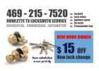 Locksmith Rowlett TX
