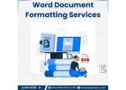 Best Word Document Formatting Services in India