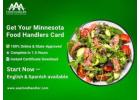 Earn your Minnesota Food Handlers Card Today!