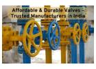Affordable & Durable Valves – Trusted Manufacturers in India
