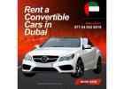 Rent a Convertible Cars in Dubai for a Stylish Ride – Al Safeer Car Rental