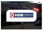 HDB Financial IPO GMP: Complete Details and Key Highlights by Finowings
