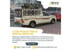 1-Ton Pickup Truck Rental Near You!