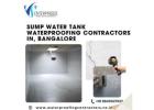Sump Water Tank Waterproofing Contractors in Bangalore