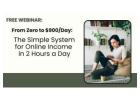 Imagine 2-Hour Workdays That Pay You Daily”