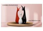 Elegant Deer Family Set Showpiece 