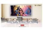Divine Radha Krishna Wall Painting – Decor Smart Exclusive