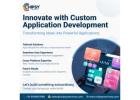 Custom Application Development Services – Scalable, Secure & Built for Your Business