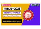 Know the Electrical Engineering Syllabus for RRB JE 2025 Exam