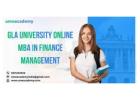 GLA University Online MBA in Finance Management