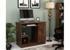 Compact Study Table with Drawers for Tight Corners