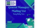 Boost B2B Engagement with Ready Mailing Team’s General Managers Mailing List