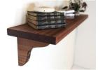 Elevate Your Space with Timeless Wood Bracket Shelving