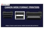 For uncompromising quality, avail the best Canon wide format printers