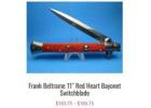 Buy handmade Frank Beltrame knives with mounted dual-finger or floating guards