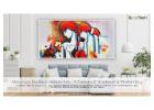 Decor Smart Abstract Radha Krishna Art – A Fusion of Tradition & Modernity