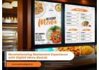 Revolutionizing Restaurant Experience with Display for Restaurant