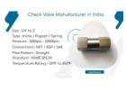 Swing Check Valve Sizes and Dimensions
