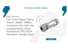 Alloy 625 Poppet Check Valves Manufacturer in India