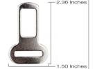 Seat Belt Buckle Male End – Hardened for Tight Fit