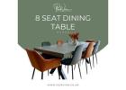 8 seat dining table