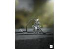 Buy Shivji with Nandi Silver Pendant Chain