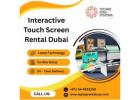 Get Interactive! Touch Screen Rentals for Dubai Trade Shows