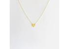 Timeless Gold Heart Charm Necklace – Jamila in 18K Gold