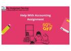 Get Expert Assistance for Your Accounting Assignments – 50% Off Limited Offer!