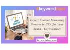Expert Content Marketing Services in USA for Your Brand - Keywordriser