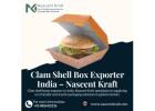 Clam Shell Box Exporter India – Nascent Kraft