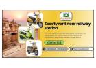 Experience Varanasi with Scooty rent near railway station