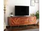 Space-Saving TV Stand – Wooden TV Unit for Modern Homes