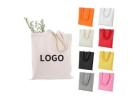 Fashion Luxury Heavy Duty Cotton Shopping Handbag Canvas Shoulder Tote Bag With Custom Printed Logo