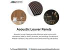 Acoustic Louver Panels | Stylish Sound Control & Eco-Friendly